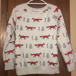 Fox Print Sweater